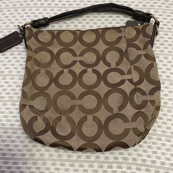 Coach Hobo Kristin Monogrammed Bag - Picture 10 of 16